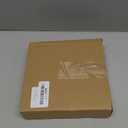 Glass Pressed Flower Frame Handmade, Double Glass, Brass Floating Picture Frames, Wall Hanging Round Picture, for Dried Flowers Home Wall Decor, Hexagon, Gold (FRAME ONLY) (6L" x 7.1W")