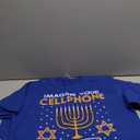Hanukkah Imagine Your Cellphone Chanukah Jew Men Women Kids T-Shirt Large