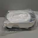 Potty Training Seat, Toddler Toilet Seat for Kids Boys Girls, 2 in1 Potty Training Toilet with Step Stool, 6 Adjustable Height, Splash Guard, Stable Triangular Anti-Slip Design(Grey)