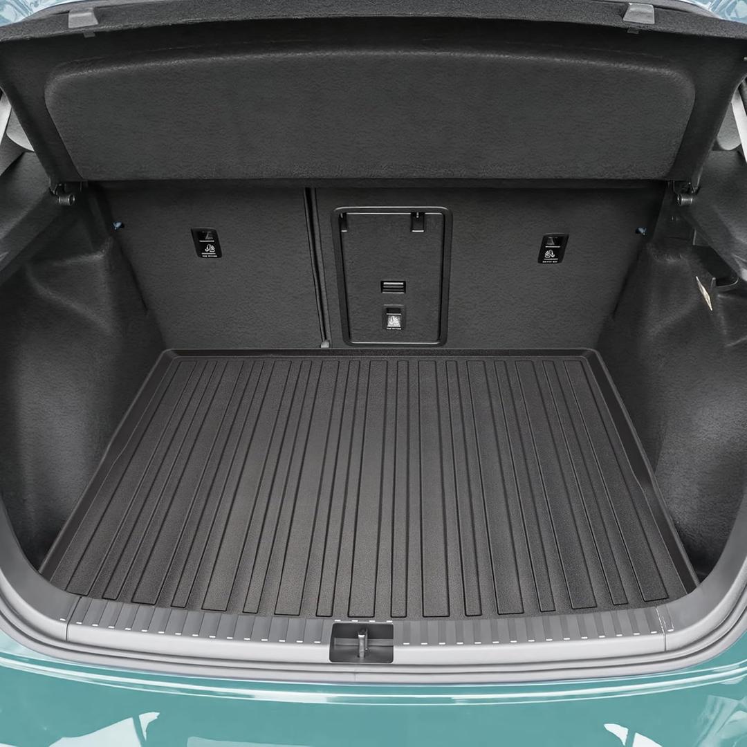 Premium Cargo Liner for Volkswagen Taos 2021-2025 All Wheel Drive Only - 100% Protection - Custom Fit Car Trunk Mat - Easy-to-Wash & All-Season Black Cargo Mat 3D Shaped Laser Measured Trunk Liners