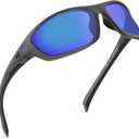 KastKing Hiwassee Polarized Sport Sunglasses for Men and Women, Wrap Sunglasses for Fishing Cycling and Running,UV Protection