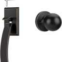 Goldenwarm Front Door Handle and Deadbolt Set, Oil Rubbed Bronze Front Door Lock Set, Front Door Lock Set with Reversible Knob Handle