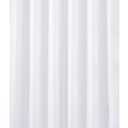 N&Y HOME Short Shower Curtain or Liner Fabric 66 inches Shorter Length, Hotel Quality, Washable, Water Repellent, Diamond Patterned White Bathroom Curtains with Grommets