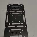 Metal Mailbox Mounting Bracket,Universal Post Mount Mailboxes Board,Mailbox Bracket for Wood or Hollow Posts,Mailbox Mounting Plate Compatible with Most Sizes of Post Mount Mailboxes