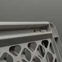 MYPET Universal Pet Gate: 26 - 42 Wide Dog Gate for Doorways with Pressure Fit or Swinging Door Hardware Mounting Types Included: 26" Tall; Gray