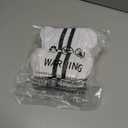 2 x AugRing Women's Striped Cotton Crew Socks Cozy Casual Athletic Quarter Socks for Running & Gym Size 5-11