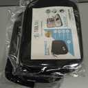 2 x Electronics Charger Organizer - Travel Cable Case for Cords, Chargers, and Tech Accessories (Black)