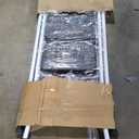 Smartxchoices 5 Step Ladder with Handrails and Tool Tray, Folding Step Stool with Wide Anti-Slip Pedal, Heavy Duty Steel Step Ladder for Home Kitchen Office Shop, 330 lbs Load Capacity, White