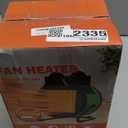 Outdoor Heaters for Patio, Outdoor Heater with Overheat Protection, 3S Fast Heating Portable 1500W Electric Garage Heater, Portable Patio Heaters for Space, Greenhouse