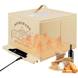 Bread Proofing Box with 85-210F Temp Control & 12H Timer, Full-Surface Fast Heating Silicone Sourdough Warming Mat for Sourdough, Baking, Yogurt, Kombucha, and Daily Home UseSmall