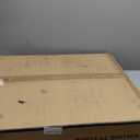 Floor Mobile TV Stand with Power Outlet, Rolling TV Cart for 27-65 Inch OLED LED Monitors, 6 Levels of Height Adjustment, Ambient Lighting on The Bottom Wheels Holds up to 88lbs, 400x400mm (White)