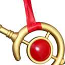 Frieren Cosplay Staff, 58" Red & Gold Magic Wand Prop, Assembleable PVC & Foam Cosplay Staff for Halloween, Costume Accessories & Collectors