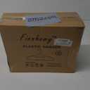 Finnhomy Bar Design Heavy Duty 50 Pack Plastic Hangers, Clothes Hangers with Non-Slip Pads, Great for Shirts, Pants, Scarves, Strong Enough for Coat, White