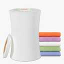 Antlu Large Towel Warmers for Bathroom, Heated Towel Warmer for Bath Blanket,Heating by Appointment, Automatic Closing, Fits Up to Two Extra-Large Bath Towels