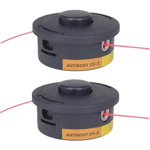 2-Pcs 25-2 Bump Feed Trimmer Head 4002 710 2191 For Stihl FS55 FS55R FS56 FS56RC FS70 FS70R FS80 FS85 FS90 FS90R FS91R FS94R FS100RX FS110 FS111RX FS120 FS130 FS131 FS240 Weed Eater 4002 710 2108