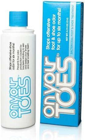 On Your Toes Natural Foot and Shoe Odor Eliminator –Shoe Deodorizer with Body Powder to Neutralize Smelly Odors – Long-Lasting, Fast-Acting Foot Powder for Kids and Adults (3 Pack)