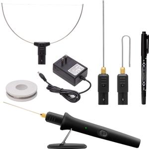 Hot Wire Foam Cutter, 4 in 1 Electric Hot Knife Foam Cutting Tool, 100-240v / 18w Styrofoam Cutter with Marker Pen