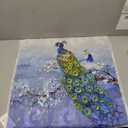 27 inch Silk Feeling Scarf Square Satin Head Scarf Fashion Neck Scarfs for Women
Color: 07 Peacock