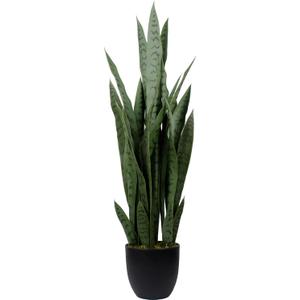 Artificial Sansevieria Plant 34 Inches Faux Snake Plant in Pot for Home Décor Office Decoration Green