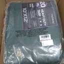 Tarp 10x12 Feet, 20 Mil Waterproof Tarps Heavy Duty with Brass Grommets, Thick Plastic Tarp, UV Resistant Tear&Fade Resistant, Reinforced Edges for Outdoor Pool Car Camp Tent