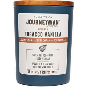 Journeyman Collection Candle, 15oz, Wooden Wick, T. Vanilla, Large Painted Jar Journeyman Collection Candle, 15oz, Wooden Wick, T. Vanilla, Large Painted Jar