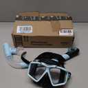 Cressi Panoramic Diving Mask and Snorkel Kit - Wide View - Top Dry System Snorkel - Horizon & Scilla - Designed in Italy