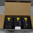 Feeke Rat Trap, Large Mouse Traps, Mouse Traps Indoor for Home, Instant Kill Traps for Mouse Rat Chipmunk, Quick Set Up and Reusable - 6 Pack, Black