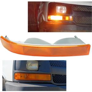 HECASA Corner Parking Signal Light Compatible with 2003-2025 Chevy Chevrolet Express/GMC Savana Van (No Light Bulb) Replace for GM2521188 Side Marker Parking Turn Signal Lamp Passenger Side RH (Right)