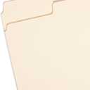 Smead SuperTab Heavyweight File Folder, Oversized 1/3-Cut Tab, Letter Size, Manila, 50 Per Box (10401)