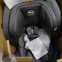 Chicco OneFit LX ClearTex All-in-One Car Seat with LeverLock Installation, Slim Design, Convertible Car Seat, Seat for Infants and Children 5-100 lbs, Smoke/Grey, Manufacture date -January 2026