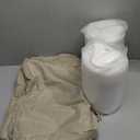 Outdoor Chair Cushions, Water-Resistant & Fade-Resistant, Patio Furniture Square Seat Replacement Chair Pads with Ties, Removable Cover, Non-Slip Bottom, Set of 4, 19 x 19 Inch, Natural