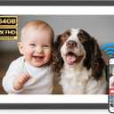 2K 64GB Frameo 10.1" Digital Picture Frame WiFi Electronic Photo Frame FHD 1920 x 1200 IPS Touch Screen Share Moments Remotely Anywhere Photo Gifts for Mother Dad Grandparents Christmas
