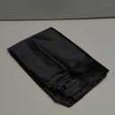 BEDELITE Satin Pillowcase with Zipper 2 Pack, Black Pillow Cases Standard Size, Super Soft and Cooling Similar to Silk Pillow Cases, Gift for Women Men(20x26 Inches)