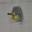 Garden Rake for Leaves: 18 Wide Metal Leaf Rake, 65 Long Adjustable Handle, Heavy Duty 25 Teeth, Fast Kids Women Large Lawn Yard Garden Leaf Cleanup Gardening Rakes: Grass,Debris,Pine Needles Pick