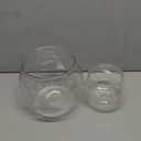 2 Pack Plastic Fish Bowls, 135oz Round Plastic Fish Tank 1 Gallon Aquarium Hydroponic Planter Floral Container for Candy, Carnival Games, Prizes, Party and Table Centerpiece Home Decor