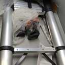 Telescoping Ladder,12.5FT Portable Multi-Purpose Aluminum Compact Ladder,330LBS Cap One-Button Retraction Collapsible Extension Ladder with 2Detachable Hooks&Non-Slip Feet for Home,RV,Loft (20.5) - Amazon.com