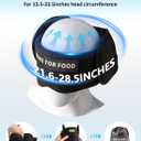 Travel Pillows for Airplanes, Airplane Pillow for Long Flights Sleeping Travel, Airplane Head Strap with Eye Mask 360 Support Headrest for Plane Road Trip Sleep, Stop BobbleheadBlack