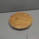 Bamboo Turntable Lazy Susan Rotating Spice Rack (10" Inches) - 2 Tier Spice Rack Organizer for Kitchen Cabinets, Pantry Storage - Durable, Easy Access, Space-Saving Design for Home Organization