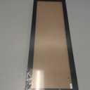 Mxtallup 6x20 Picture Frame Solid Wood 20X6 Poster Frame for Wall Photo Frames Family Black (T22B620)