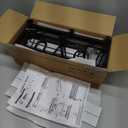 Magheo 2 Pack Pots and Pans Organizer Under Cabinet, 22" Deep Expandable Pull Out Pot Lid Organizer and Storage with 10 Adjustable Dividers No Drill Pot and Pan Holder Rack with Handle Bracket(Black)