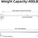Wall Mounted Doorway Pull Up Bar, Heavy Duty Strength Training Pull-Up Bars for Doorframe, Support Beam or Joist Mount Thick Metal Sturdy Construction Support 500 lbs
