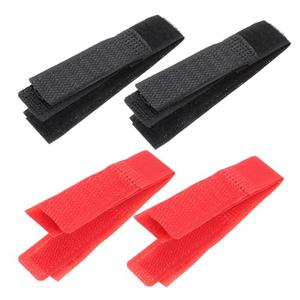 Angoily Rooster Collar Hook Small Crow Collar Nylon Rooster Neck Ring Stop 1 Red 6Black