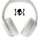 Skullcandy Crusher ANC 2 Wireless Over-Ear Bluetooth Headphones with Multi-Sensory Bass, Active Noise Cancelling, Up to 60 Hours Battery, Microphone for iPhone Android - Bone