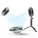 3DMakerpro 3D Scanner, Handheld 3D Model Scanners Mole for 3D Printing, 0.05mm Accuracy, 0.1mm Resolution, 10FPS Scanning Speed, Anti-Shake Lenses, Compatible with Win10/MacOS -Premium Kit