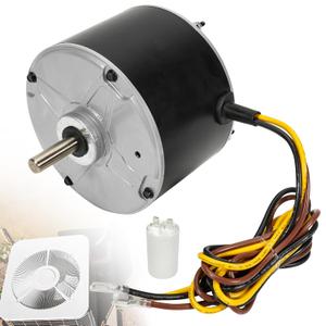 Condenser Fan Motor 1/4 hp, 1100 RPM, 208-230V Compatible with Models 5KCP39EGS070S 5KCP39EGY823S Carrier HC39GE237A HC39GE237 Dayton 6DLL0 Genteq GE 3905