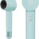 HYLZTHATER Ionic Hair Dryer, 110000 RPM High-Speed BLDC Motor, Fast Drying Blow Dryer with Negative Ion Technology, 8 Heat & Speed Modes for Curly Thick & Fine Hair, Low Noise Lightweight, Baby Blue