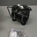 Vacuum Pump 50 L/Min with Switch, Oilless Lab Pump with Vacuum Meter, Aluminum Silencer and 4 Connectors, for Laboratory Electronics Industry