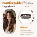 6PCS Clip in Hair Extensions Real Human Hair Short Clip in Extensions for Women Short Straight Hairpieces to Add Volume and Highlights 10 Inch Medium Brown & Dark Blonde