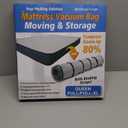 Storage Logic Queen/Full/Full-XL Foam Mattress Vacuum Bag for Moving, Vacuum Seal Mattress Bag with Straps