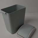 Ggbin 16 L Swing Lid Trash Cans, Plastic Kitchen Garbage Can
